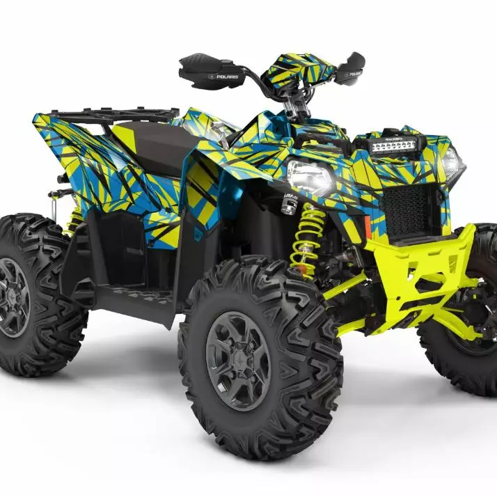 Klistermärkeset POLARIS SCRAMBLER - ATV/UTV Klistermärke - 337852E7C3F0A0943C - 1