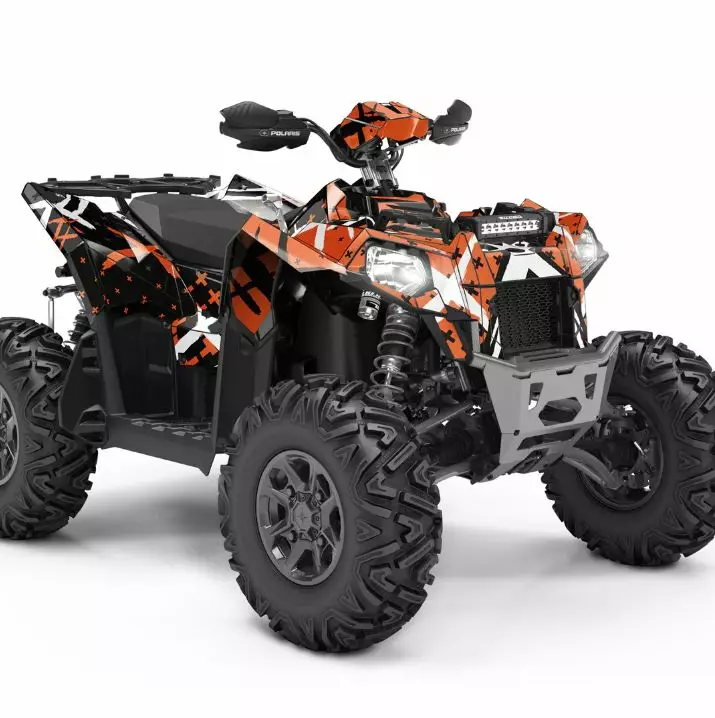 Klistermärkeset POLARIS SCRAMBLER - ATV/UTV Klistermärke - 571AC8EF85C7D002BC - 1