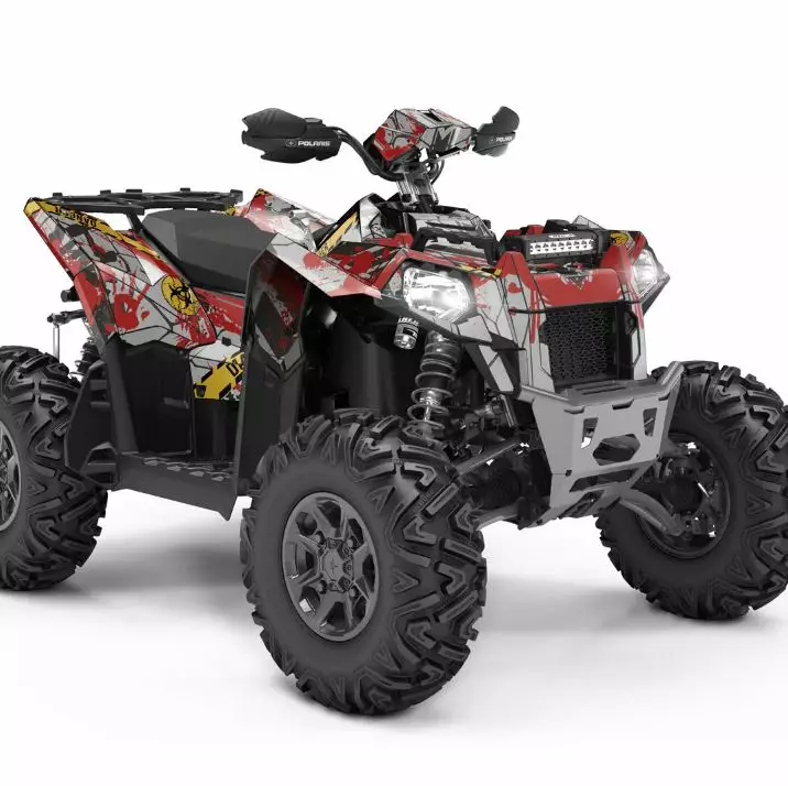 Klistermärkeset POLARIS SCRAMBLER - ATV/UTV Klistermärke - 1D67C7041E609F14AD - 1