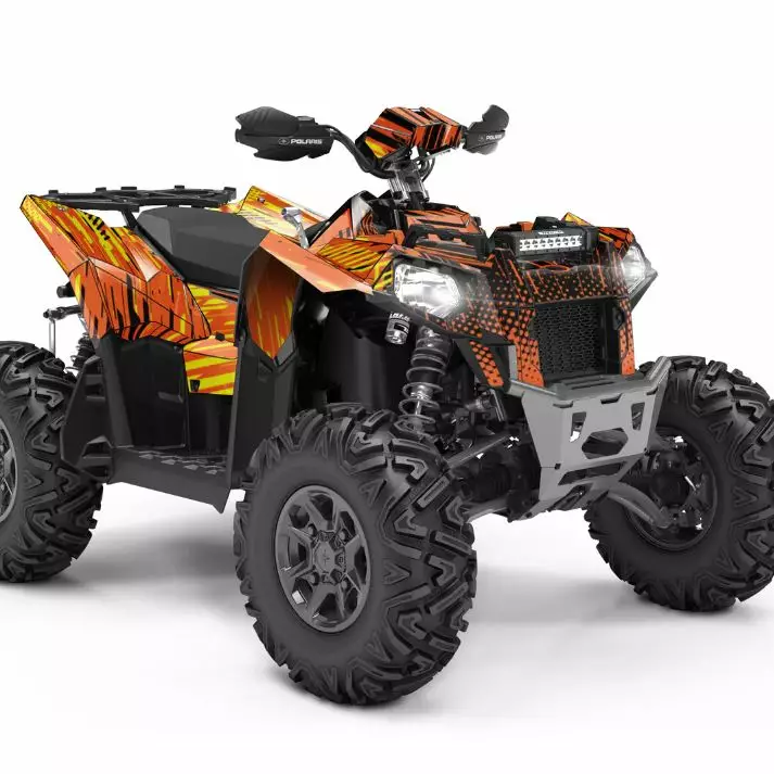 Klistermärkeset POLARIS SCRAMBLER - ATV/UTV Klistermärke - 3B77F58D54DB75A0DD - 1