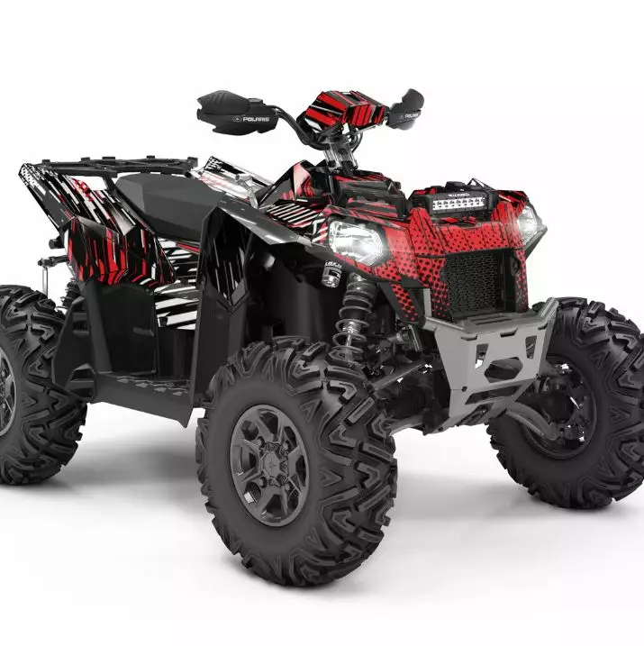 Klistermärkeset POLARIS SCRAMBLER - ATV/UTV Klistermärke - 64B26C7D9EB505D31D - 1