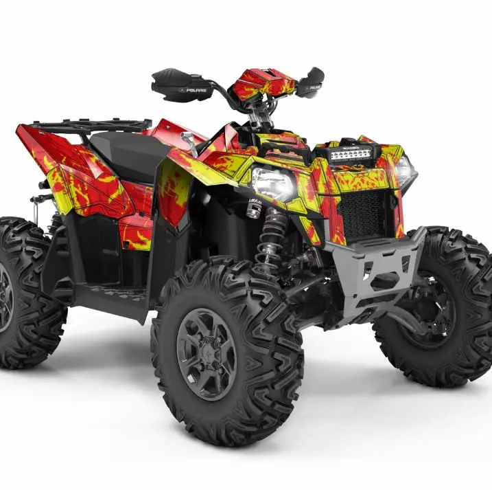Klistermärkeset POLARIS SCRAMBLER - ATV/UTV Klistermärke - 91565F43E5971A1F7D - 1