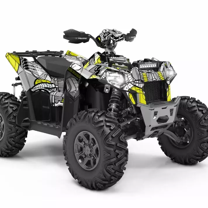 Klistermärkeset POLARIS SCRAMBLER - ATV/UTV Klistermärke - CDE1509B7F33597F4D - 1