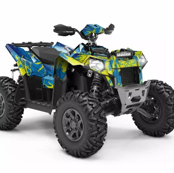 Klistermärkeset POLARIS SCRAMBLER - ATV/UTV Klistermärke - 64F82F28834659003E - 1