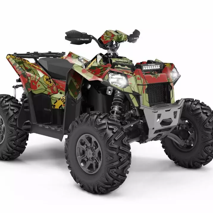 Klistermärkeset POLARIS SCRAMBLER - ATV/UTV Klistermärke - B7862F6F2EEE30B49F - 1