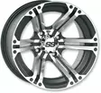 ITP SS212 12" fälgserie 4x110 Stel bakaxel Silver - ATV / UTV Fälgpaket 12" - V212121102M - 1